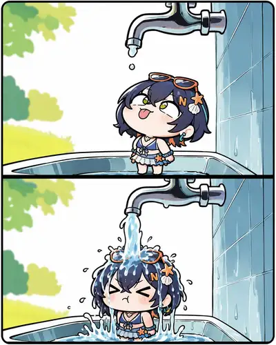 Comic Strip Recreation with Chibi Characters