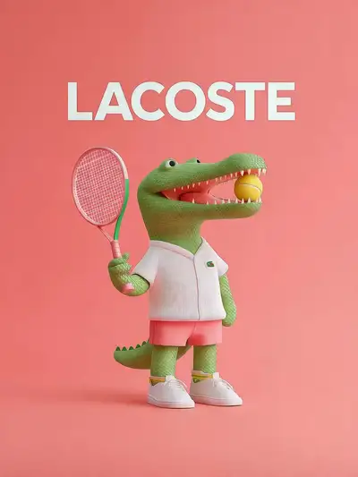 Crocodile Tennis Trick Shot Animation