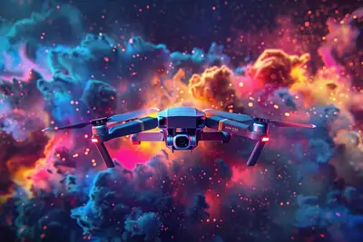 Vibrant Floating Object Prompt