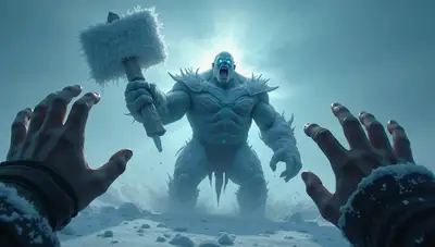 First-Person Frost Giant Attack
