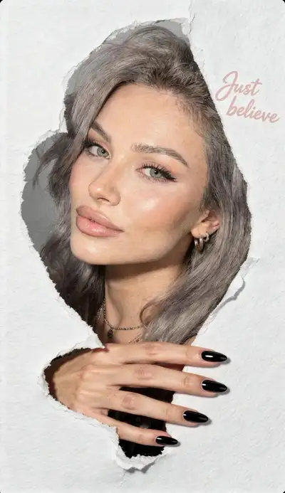 Ultra-Realistic Portrait with Torn Paper Heart and Hand