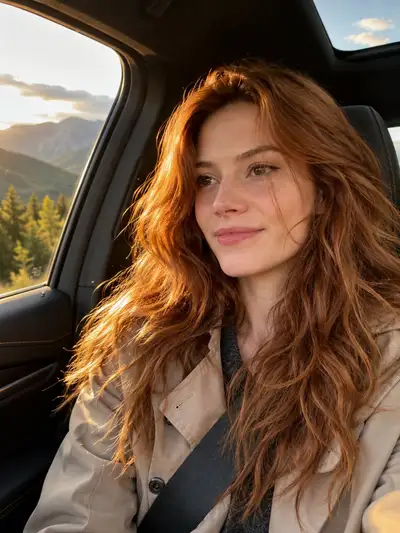 Golden Hour SUV Portrait