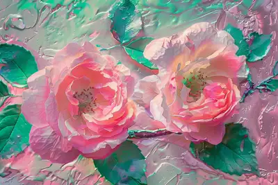 Holographic Impasto Art Prompt