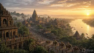 Ancient Pala Empire Cinematic Image Prompt