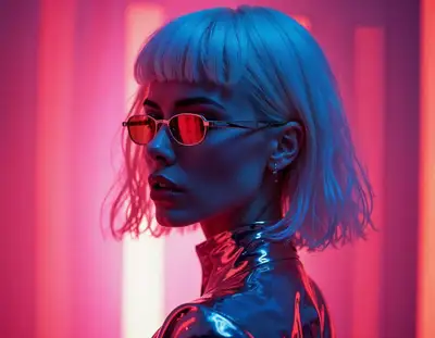 Fashion Photography: Ethereal Alien Icon