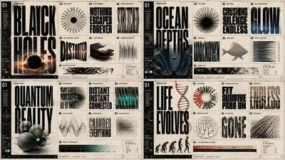 High-Density Typographic Specimen Poster