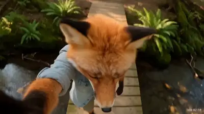 Curious Fox & Mountain Stream Vlog