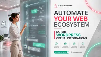 Light-mode agency banner for WordPress and OpenAI integration