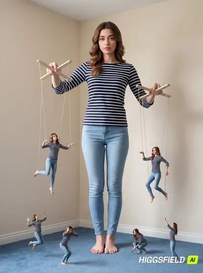 Surreal Photorealistic Puppeteer Composite
