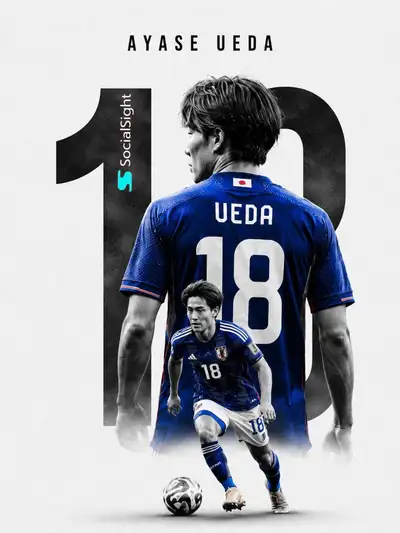 Double exposure football poster with jersey number backdrop