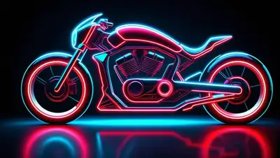 Neon Style Illustration Prompt