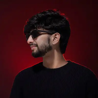 Luxury menswear studio portrait with identity lock