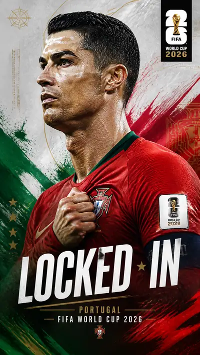 FIFA World Cup 2026 locked in player poster prompt