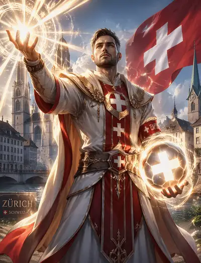 Switzerland captain as World of Warcraft holy priest