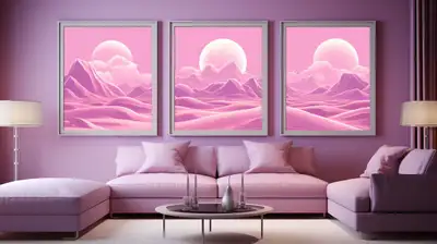 Peinture abstraite pour la décoration intérieure