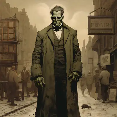 Halloween Poster Mike Mignola Style