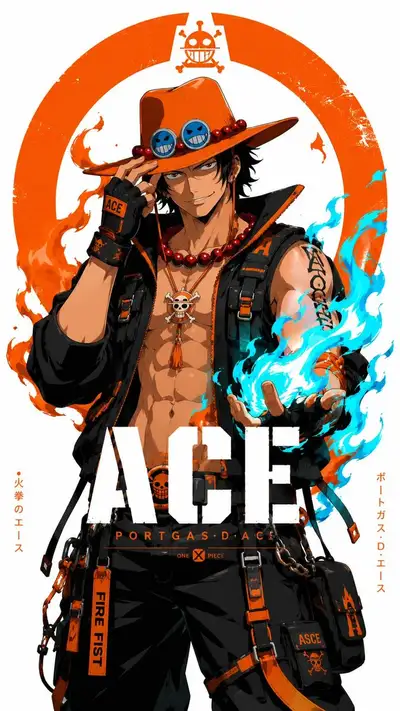 Anime Character Streetwear Poster