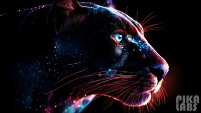 Data Particle Illustration Prompt