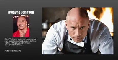 Bald Chef Cooking with Rocks in Elegant Kitchen