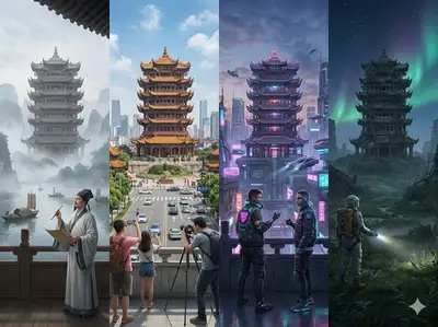 Parallel Montage Story Illustration Prompt