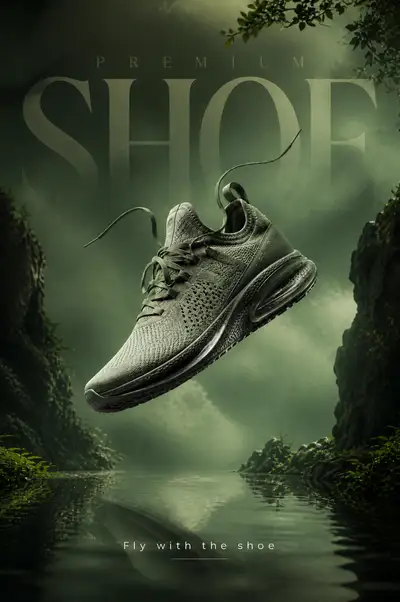 Luxury Floating Shoe Commercial Ad