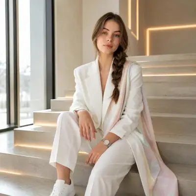 Luxury Fashion Editorial Portrait