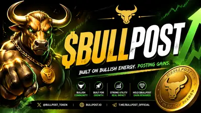 Bold bull-themed crypto banner design brief