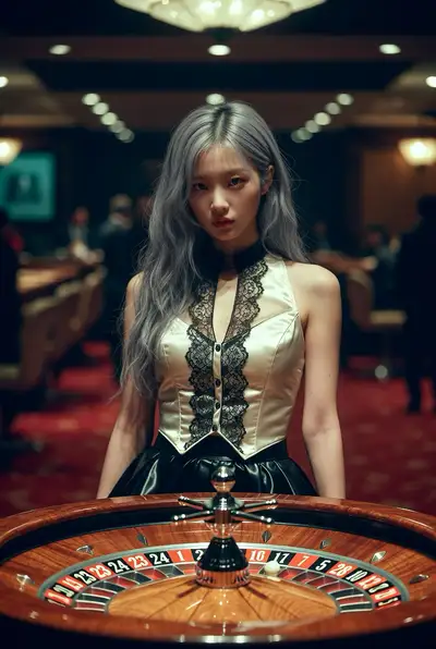 Prompt de retrato de crupier de casino probado en 5 modelos de IA