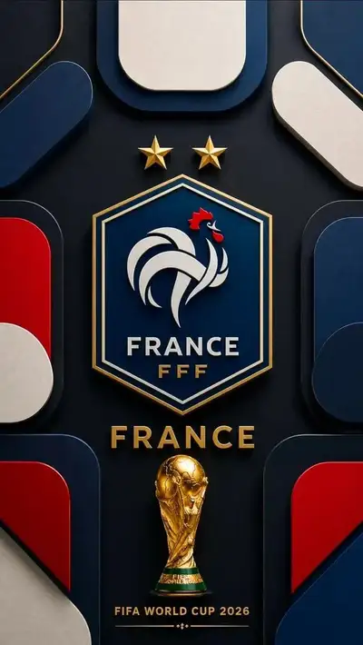 Luxury black and gold FIFA World Cup 2026 emblem poster
