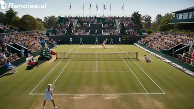 McDonald's tennis court commercial video prompt (two-part)