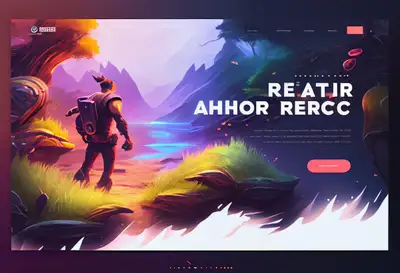 Moderne Website-Landingpage-Design-Prompt