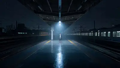 Prompt vidéo narratif concis anime : dette réglée, eau et acier