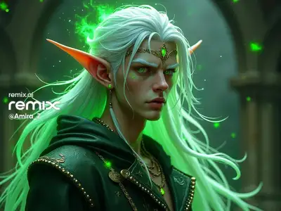 Gothic Fantasy Character Art Prompt