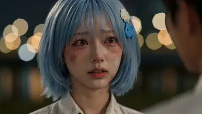 Cinematic Korean Drama Breakup Scene Video Prompt