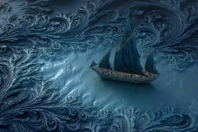 Fractal Aquatic Symphony Art Prompt