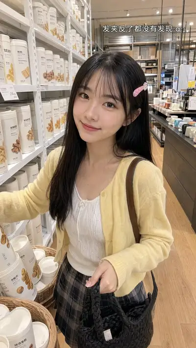 Candid Lifestyle Store Selfie Photo Prompt