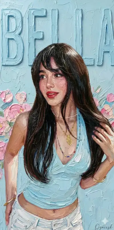 Impasto Oil Painting Portrait Prompt