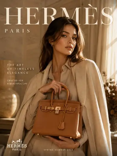 Ultra-Premium Luxury Fashion Campaign Poster