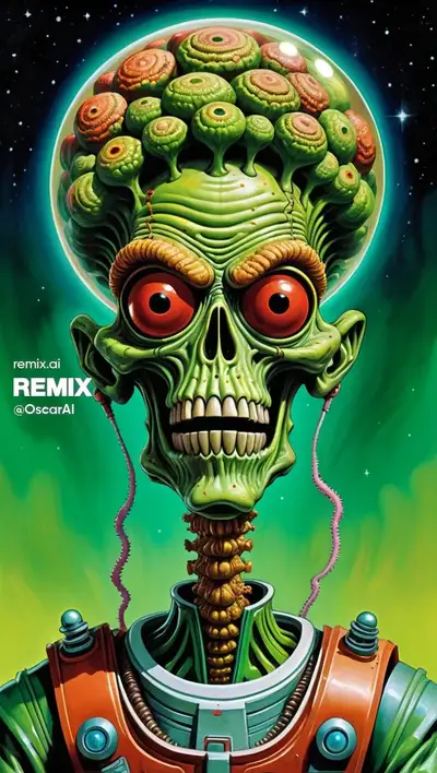 Mars Attacks Arcimboldo Grotesque Martians