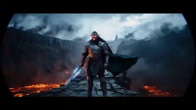 Epic Fantasy Warrior Battle - VEO 3 JSON Prompt