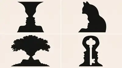 Generador de Ilusión Reversible Figura-Fondo