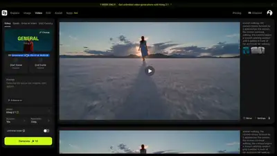 Kling 2.1 Keyframe Video Camera Movement Prompt