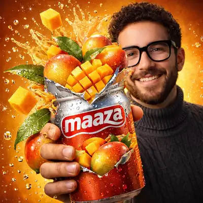 Tropical Citrus Soda Explosion Advertisement