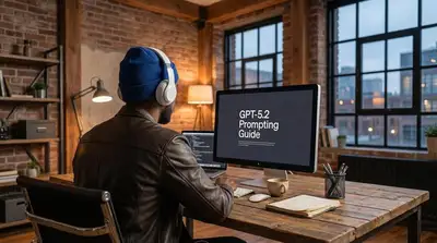 Cinematic Late-Night Creative Workspace Photo