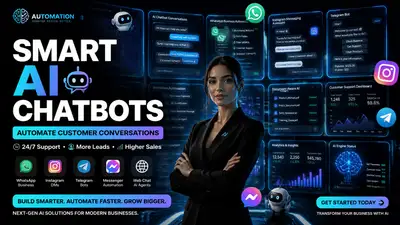 AI chatbot automation platform advertisement