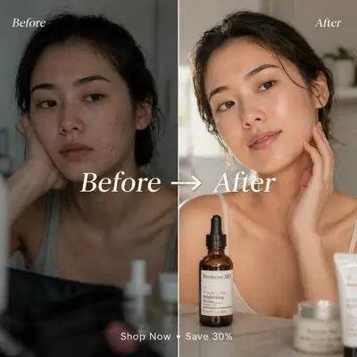 Before-After UGC Style Ad Prompt