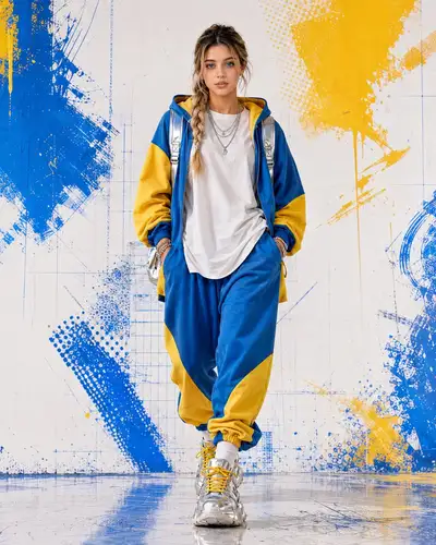 Urban Streetwear Fashion Poster Prompt