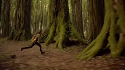 Traveler Dodging Giant Branch Arms