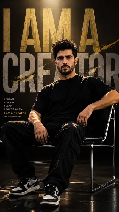 I Am A Creator - Female Editorial Portrait