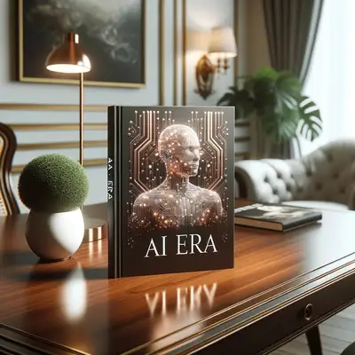 Persuasive Book Cover Mockup for 'AI Era'